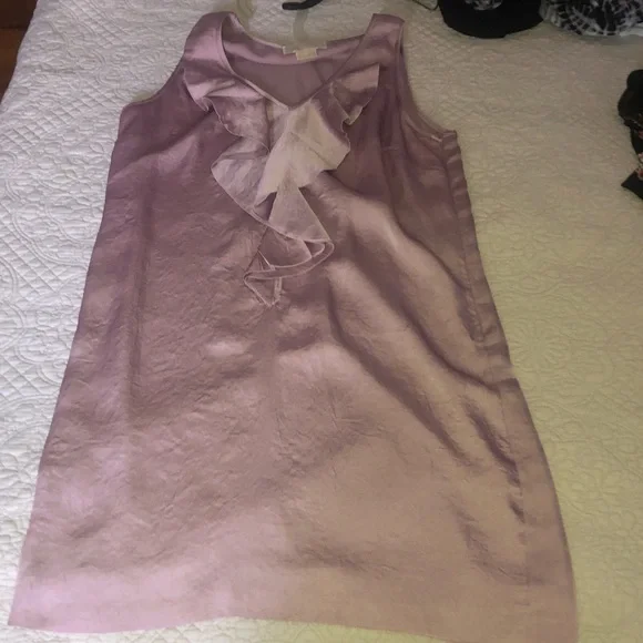 Michael Kors Pink Ruffle Dress - Picture 1 of 2